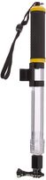 Extendable Floating Selfie Stick Handheld Monopod with Remote Mount Clip for Gopro HD Hero 4 Session, Yellow