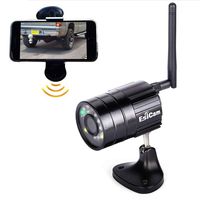 EsiCam Battery Backup Camera Wireless for Smart Phone Versatile Used for RV Travel Trailer Hitch Tow Truck Home Security Baby Monitor Creative All in One Camera with Flash and Battery-EH05-B