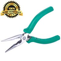 6 Inch Precision Long Reach Needle Nose Pliers with Wire Cutter for Jewelry Making/Bending Wire/Handcraft/PCB Board/Working in Tight Areas by NIDAYE
