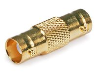 Monoprice 104128 BNC Female to Female Coupler, Gold Plated