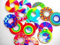 Rainbow Symphony Diffraction Grating - Rainbow Peepholes, Package of 50