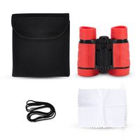 Alomejor Kids Outdoor Telescope Toy, 4x30 Magnification Excellent Light Transmittance Birding Kids Science Watching Binocular