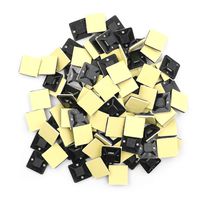 RIZUGG Cable Management Clips,50Pcs Adhesive Wire Clips Cord Clips(25mmx25mm)
