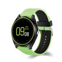 Bluetooth Smart Watch, Touch Screen Smart Wrist Watch with Camera Water-Resistant Fitness Tracker,Pedometer Sports Smartwatch,Phone Sim Card Slot for Android iPhone Samsung Men Women Kids-Green