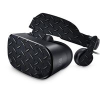 MightySkins Skin Compatible with Samsung Odyssey VR - Black Diamond Plate | Protective, Durable, and Unique Vinyl Decal wrap Cover | Easy to Apply, Remove, and Change Styles | Made in The USA