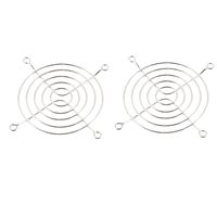 uxcell 2 Pcs Axial Cooling Fan Finger Guard Grill Metal Wire 65mm for PC CPU