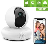 Security Camera Wireless Pet Camera - 1080P IP Camera 2.4Ghz Full HD Indoor Security Camera Wireless Camera Surveillance Camera Wireless with IR Night Vision, Motion Detection and Two-Way Audio