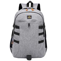 Vinjeely Unisex Backpack Large Capacity Nylon Middle/High School Student Laptop Travel Bag (Gray)