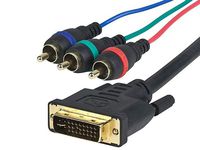 Monoprice 12ft DVI-I to 3 RCA Component Video Cable (DVI-I - 3-RCA)