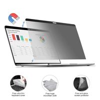 MacBook pro 13.3 Privacy Screen Protector Filter Anti-Spy Filter【Removable Magnetic Installation】【 Anti-Glare Screen Protector 】【TPU Keyboard Cover】 for 2018 MacBook Air 13.3, MacBook Pro 13.3