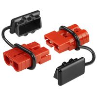 AURELIO TECH Universal 6-10 AWG 120A Battery Connect Quick Connector Plug for 12V Winch Trailer Driver Electrical Devices