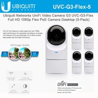 UniFi Video Camera G3 UVC-G3-Flex Full HD 1080p Flex PoE Camera Desktop Network Camera with Night Vision (5-Pack)