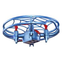 Littleice JJRC H64 Spiderman Full Cover 3D Rolling Quiver Smart Remote Control Drone Quadcopter Toy RTF (Blue)