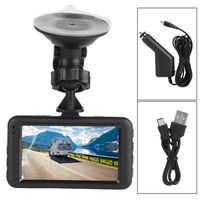 Cuque Universal Multilanguage 3.0 Inch HD 1080P TFT LCD Screen Car DVR Video Recorder Dash Camera with G Sensor 140 Degree Wide Angle Lens