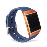 GinCoband Fitbit Ionic Bands Replacement Accessories for Fitbit Ionic Smart Watch 10 Color Small Large Women No Tracker (1-Pack Navy Blue, Small)