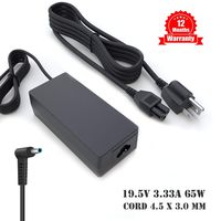 Bestipik 65W Laptop AC Adapter for HP, 19.5V 3.33A AC Charger for HP Envy Sleekbook 6-1010US 6-1014NR 6-1015NR 6-1017CL 6-1019NR 15-F009WM 15-F023WM 15-F039WM 15-F059WM 15-g073nr F9H92UA 15-g074nr Lap