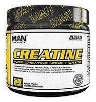 Man Sports Creatine Monohydrate Powder. Strength Building Supplement to Boost Athletic Performance (100 Servings)