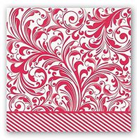 Michel Design Works 20 Count Cocktail Napkins, Candy Cane
