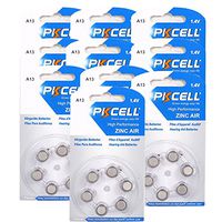 60 X Size 13 A13 13 13A 1.4V Zinc-Air Hearing Aid Alkaline Battery