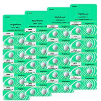 40 pcs Pack - LR44 AG13 357 SR44 A76 303 Battery 1.5V Button Coin Cell Batteries (40 Battery Count)