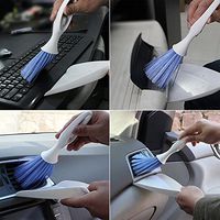 Brush Dustpan Clearances, Mini Car Dashboard Vent Cleaner Tool Keyboard&Air Outlet Armrest Brush Dustpan, Cleaning Supplies Accessories Home Easter Decorations Gifts On Sales
