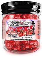 Strawberry Margarita 250G Ultra Premium Beamer Ice Drops Hookah Shisha Smoking Gel. Each Bowl Lasts 2-4 Hours! USA Made, Huge Clouds, Amazing Taste! Better Taste & Clouds Than Tobacco!
