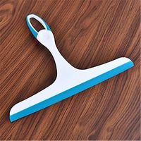 IKevan Soft Glass Scraper Glass Wiper Brush Window Glass Cleaner for Cleaning Glass Mirror Door Window, 2522cm (Blue)