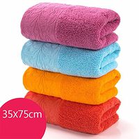 Cotton 4 sets of towels / cotton 4 to increase the thickened adult face wash towel / soft absorbent towel,B