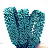 Turquoise Gimp Braid Trim 3/8" X 10 Yards