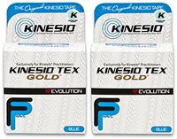 Kinesio Taping - Kinesiology Tape Tex Gold FP - 2 Pack - Blue - 2 in.