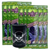 Herb Airtight Container Fresh Kettle with Juicy Jay's Grapes Gone Wild Hemp Wraps 10 Count DC Crafts Nation- Jolly Roger