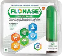 Flonase Allergy Relief Nasal Spray 60 Metered Sprays (Pack of 4)