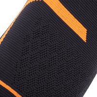 VGEBY Sports Knee Brace, Elastic Knee Support Sleeve Protector for Running, Jogging,Workout, Walking & Recovery (M-Orange)