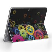 igsticker Ultra Thin Premium Protective Back Stickers Skins Universal Tablet Decal Cover for Microsoft Surface Go (2018) 001525 Colorful　Mechanical