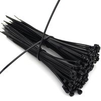 12" Heavy Duty Self Locking Nylon Cable Zip Ties,100 Pcs (Black)
