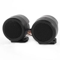 uxcell Car Black Audio Loud Speaker Dome Tweeters 500 Watts 5KHz-20KHz 2 Pcs