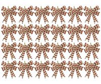 Black Duck Brand Set of 24 Silver and Red Festive Holiday Christmas Bows - Perfect as Tree Ornaments - Tree Filler - Decorative Ornaments - Perfect for Preparing for The Holidays!