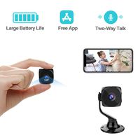 [New APP] Puoneto Spy Camera Wireless Hidden Small Tiny Security Cameras 1080P HD Home Mini WiFi Nanny Cam with Talk Two Way Night Vision Indoor Motion Detection Covert Surveillance Video Camera