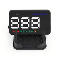 ABUYCS 3.5'' A5 GPS HUD Head Up Display Km/h MPH Over Speed Alarm Speedometer for All 12V Vehicle SUV, Cigarette Lighter Powered & 2 Displays Alternatives(HUD & Standard)