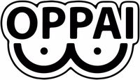 Oppai Anime - One Punch Man - Vinyl 6" (Color: BLACK) decal laptop tablet skateboard car windows stickers - by So Cool Stuff