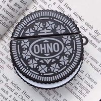 SosoJustgo2 Airpods 1&2 Couple Protective Case, 3D Cute Cartoon Silicone Storage Case Shockproof Cover Protective Charging Case for Airpods(Oreo)