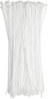 11" White 50lb (1,000 Pack) Zip Ties, Choose Size/Color, By Bolt Dropper