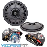 Morel Virtus Nano Integra 602 Carbon 6-1/2" 2-Way Carbon Thin Coaxial Speakers