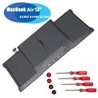 A1466 A1405 A1496 Battery Replacement for MacBook Air 13 inch A1377 A1369(Late 2010 Mid 2011) A1466 (Mid 2012 Mid 2013 Early 2014) 661-5731 MC503 MC504