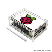 Flight-sky Acrylic Case with 3.5 inch Touch Screen for Raspberry Pi 4B 320x480 Pixel Monitor TFT RPi 4 B LCD Display Bonus Pen