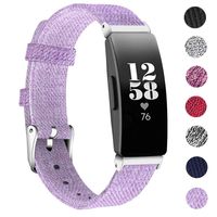 EZCO Bands Compatible with Fitbit Inspire HR & Inspire, Woven Fabric Breathable Watch Strap Quick Release Replacement Wristband Accessories Women Man Compatible with Inspire Smart Watch
