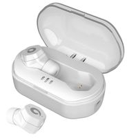 MAOKOT True Wireless Earbuds Touch Control Truly Bluetooth Headphones in-Ear Noise Cancelling with Charging Box IPX7 Waterproof Mini Stereo Earphones for iPhone,iPad,Android Phones