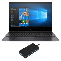 HP Envy x360 - 15z Home and Business Laptop (AMD Ryzen 7 3700U 4-Core, 16GB RAM, 512GB PCIe SSD, 15.6" Touch Full HD (1920x1080), AMD Vega 10, Fingerprint, WiFi, Bluetooth, Webcam, Win 10 Home)