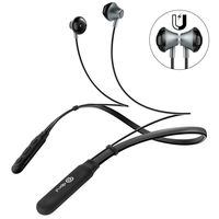 [2018 Upgraded Stereo] Bluetooth Headphones Neckband, DPRUI V4.2 Wireless Sports Headset Noise Canceling IPX7 Waterproof for Running/Gym with Mic (Black)