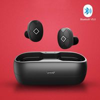 Wireless Earbuds Bluetooth 5.0 TWS Noise Cancelling Headphones with Wireless Charging Case Stereo Sound Headset with IPX7 Waterproof Built-in Mic for Driving/Work/Sports